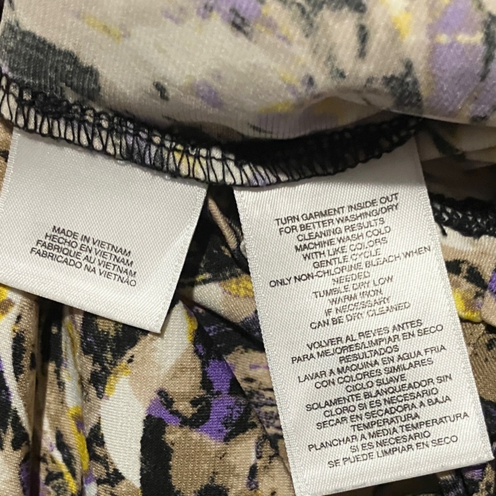 Jones Studio Multicolor Abstract Blouse - Picture 4 of 8